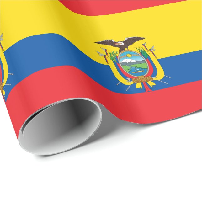 Ecuador Flag Wrapping Paper (Roll Corner)