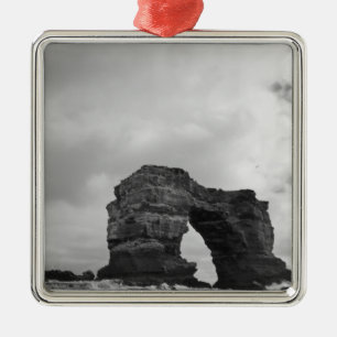 Ecuador, Galapagos Islands, Darwin Island, Waves Metal Tree Decoration