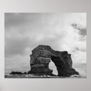 Ecuador, Galapagos Islands, Darwin Island, Waves Poster