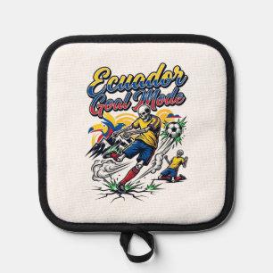 Ecuador Goal Mode Skeleton Striker Nations Dynamic Pot Holder