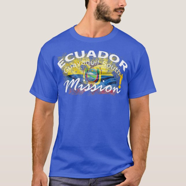 Ecuador Guayaquil South Mormon LDS Mission Gift T-Shirt (Front)