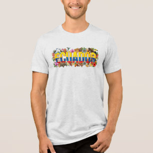 Ecuador Heritage - Wildlife, Culture & Tradition Tri-Blend Shirt