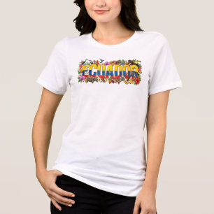 Ecuador Heritage - Wildlife, Culture & Tradition Tri-Blend Shirt