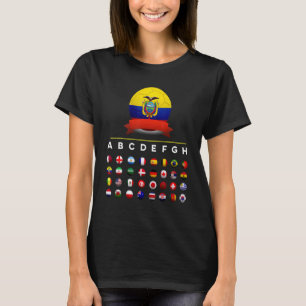 Ecuador National Soccer Team Football Fan T-Shirt