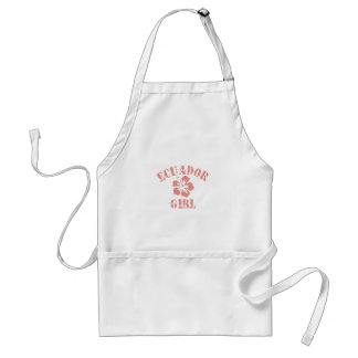 Ecuador Pink Girl Standard Apron