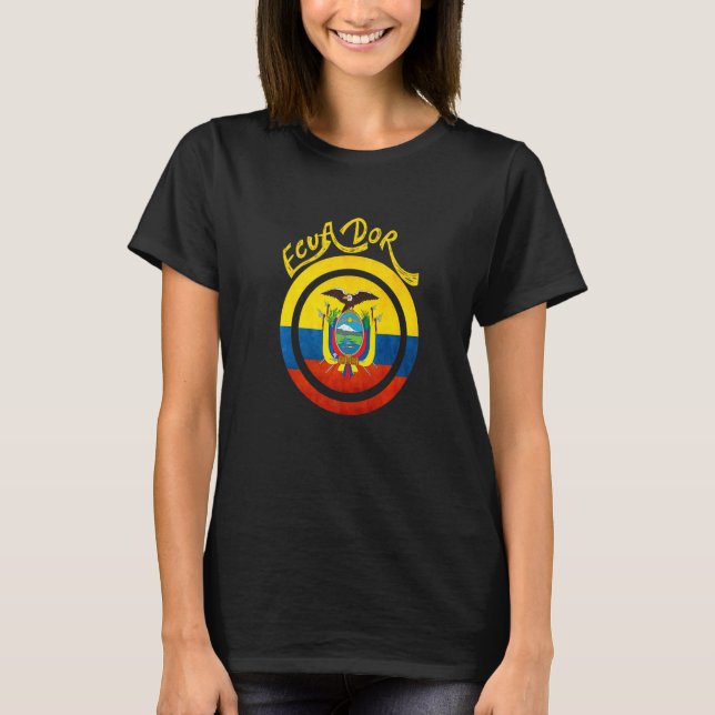 Ecuador Pride Ecuadorian Adults Women Men Kids  3 T-Shirt (Front)