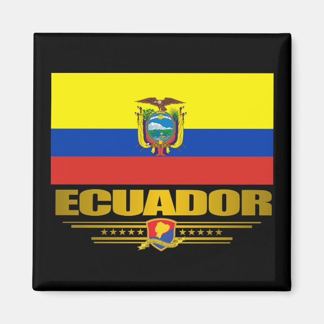 "Ecuador Pride" Magnet (Front)