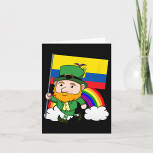 Ecuador Proud Ecuadorian Flag St. Patricks Day Lep Card