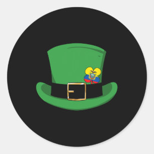 Ecuador Proud Ecuadorian Flag St. Patricks Day Lep Classic Round Sticker