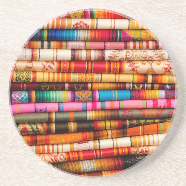 Ecuador, Quito Area, Otavalo Handicraft Market Coaster (Front)