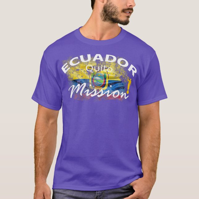 Ecuador Quito Mormon LDS Mission Missionary Gift T-Shirt (Front)