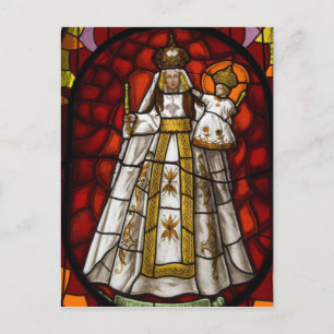 Ecuador, Quito. Statue of the winged Virgin 2 Postcard