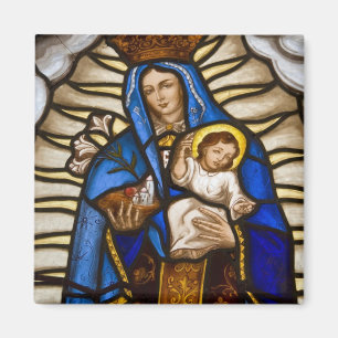 Ecuador, Quito. Statue of the winged Virgin Magnet