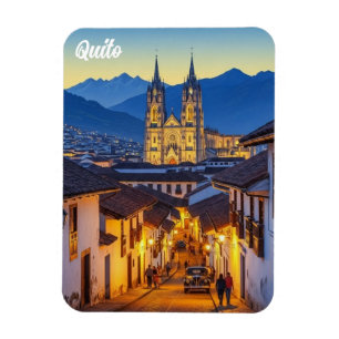 Ecuador Quito travel Magnet
