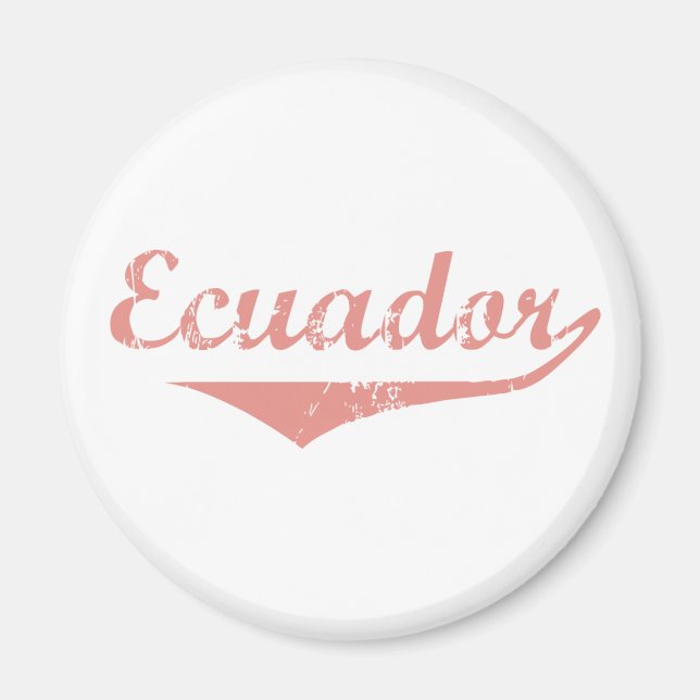 Ecuador Revolution Style Magnet (Front)