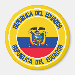 Ecuador Round Emblem Magnet
