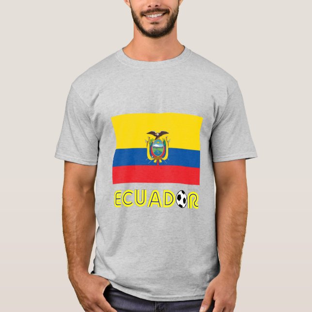 ecuador soccer ball T-Shirt (Front)