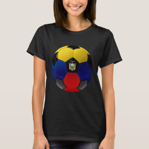 Ecuador Soccer Football Flag Boys Kids Girls T-Shirt