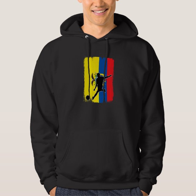 Ecuador Soccer Hoodie (Front)