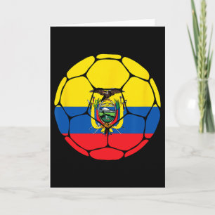 Ecuador Soccer Ll Flag Jersey Ecuadorian Footll Gi Card