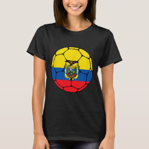 Ecuador Soccer Ll Flag Jersey Ecuadorian Footll Gi T-Shirt