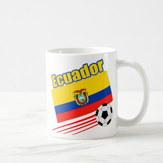 Ecuador Soccer Team Coffee Mug (Right)