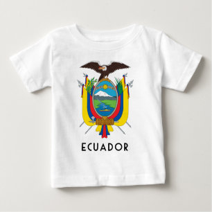 Ecuador - symbol/coat of arms/flag/colours/emblem baby T-Shirt