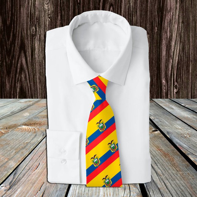 Ecuador Ties, fashion Ecuador Flag, business Tie (Creator Uploaded)
