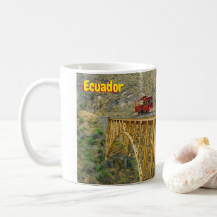 Ecuador train coffee mug