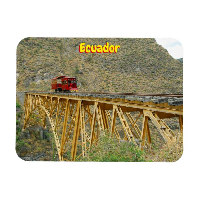 Ecuador train magnet (Horizontal)
