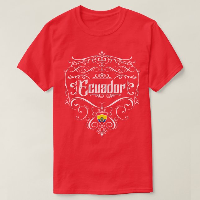 Ecuador Vintage design T-Shirt (Design Front)