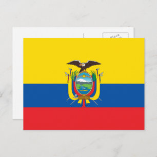 Ecuadorian Flag, Flag of Ecuador Postcard