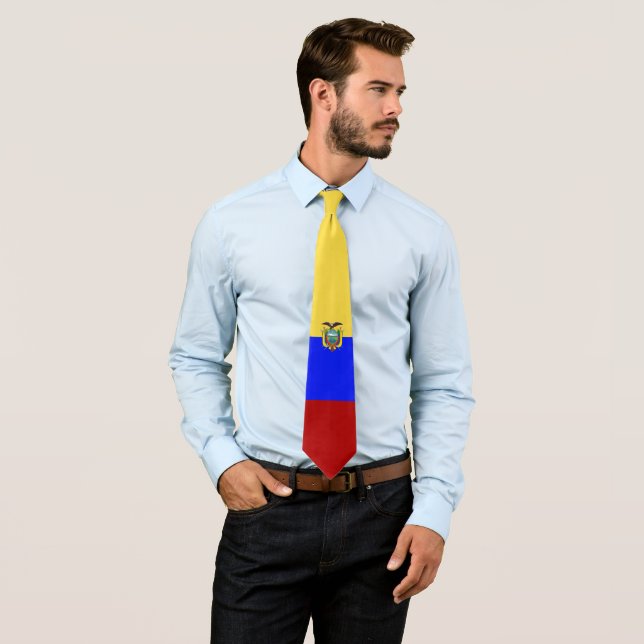Ecuadorian flag tie (In Situ)