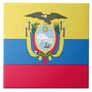 Ecuadorian flag tile