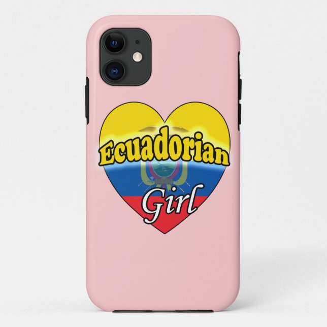 Ecuadorian Girl Case-Mate iPhone Case (Back)