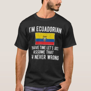 Ecuadorian Heritage Ecuador Roots Ecuadorian Flag T-Shirt