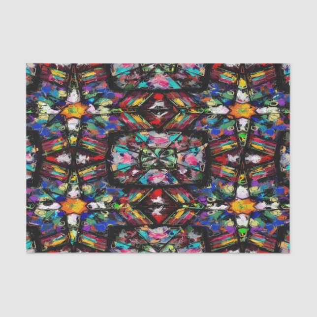 Ecuadorian Stain Glass Tissue Paper (Front)