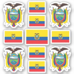 Ecuadorian state symbols / coat of arms and flag