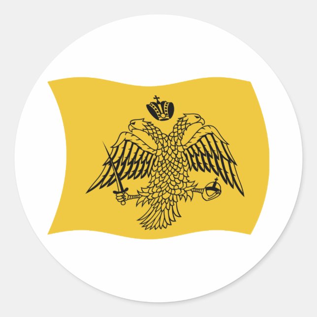 Ecumenical Patriarch Flag Sticker (Front)
