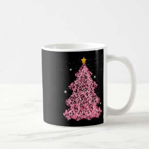 Ed4d Pink Ribbon Christmas Tree Merry Xmas Breast Coffee Mug