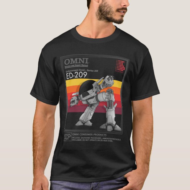 ED-209 Service and Repair Manual T-Shirt (Front)