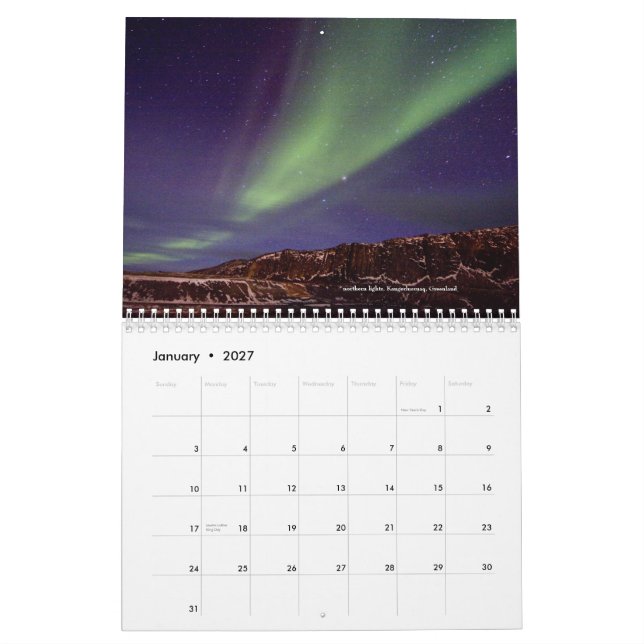 Ed and Torre Stocka... - Customised Calendar (Jan 2027)