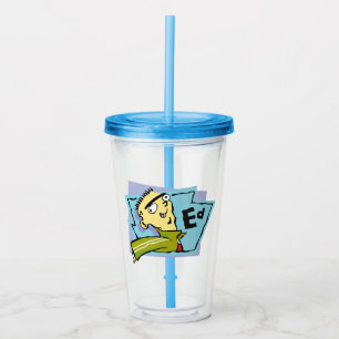Ed Character Graphic Acrylic Tumbler