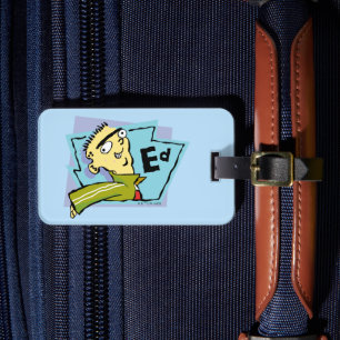 Ed Character Graphic Luggage Tag