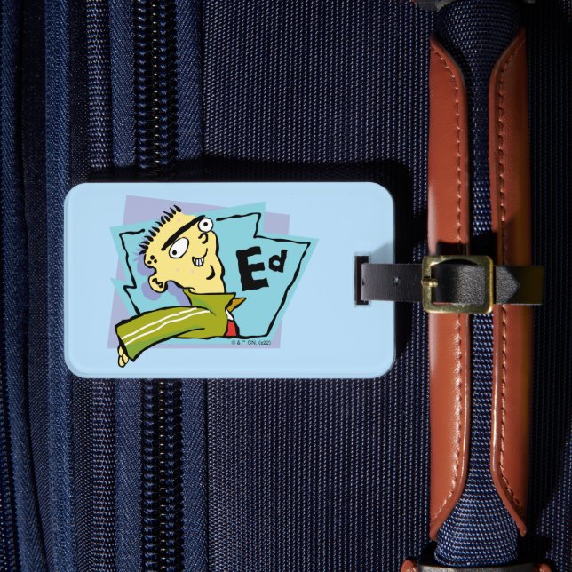 Ed Character Graphic Luggage Tag (Front Insitu 4)