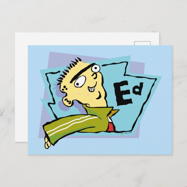 Ed Character Graphic Postcard (Front/Back)