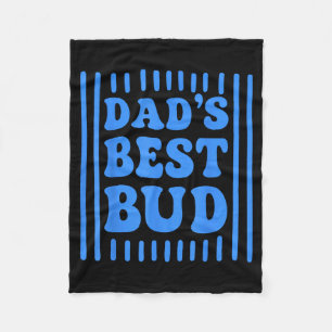 Ed Dads Bud Boys Youth Kids Fathers Day Fleece Blanket