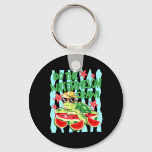 Ed Do The Watermelon Crawl Funny Turtle Summer Key Ring