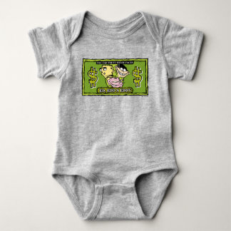 Ed, Edd, n Eddy Dollar Bill Baby Bodysuit