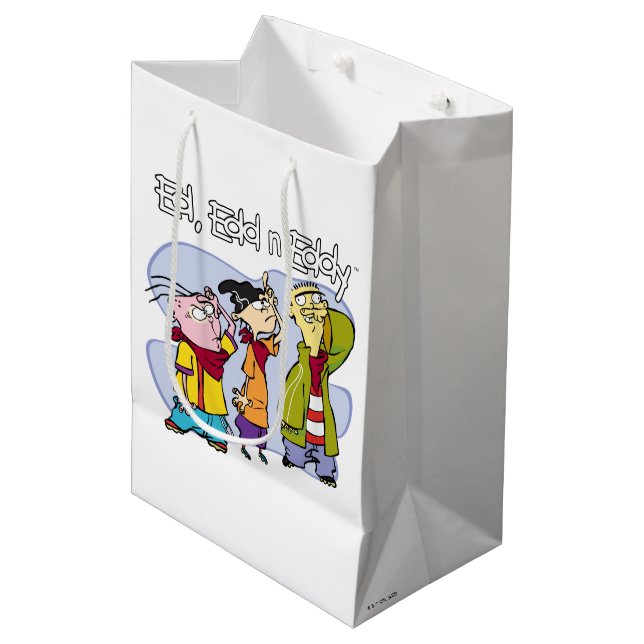 Ed, Edd, n Eddy Hand Signs Medium Gift Bag (Front Angled)